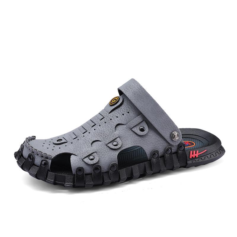 Fashion Men's Summer Sandals Breathable Platform Trendy All-match Casual Outdoor Round Toe Non-slip Water Proof Sandals Summer Main