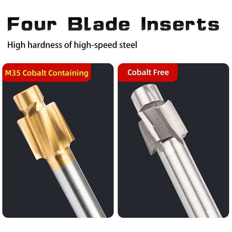 HSS Countersink Milling Cutters / Cobalt-Containing Layer Countersinks / Fully Ground Countersink Drills M3M4M5M6M8M10M12M14M16