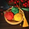 DIY Dragon Boat Festival Lotus Pod Sachet: Handmade Embroidered Mugwort Perfume Pouch Pendant