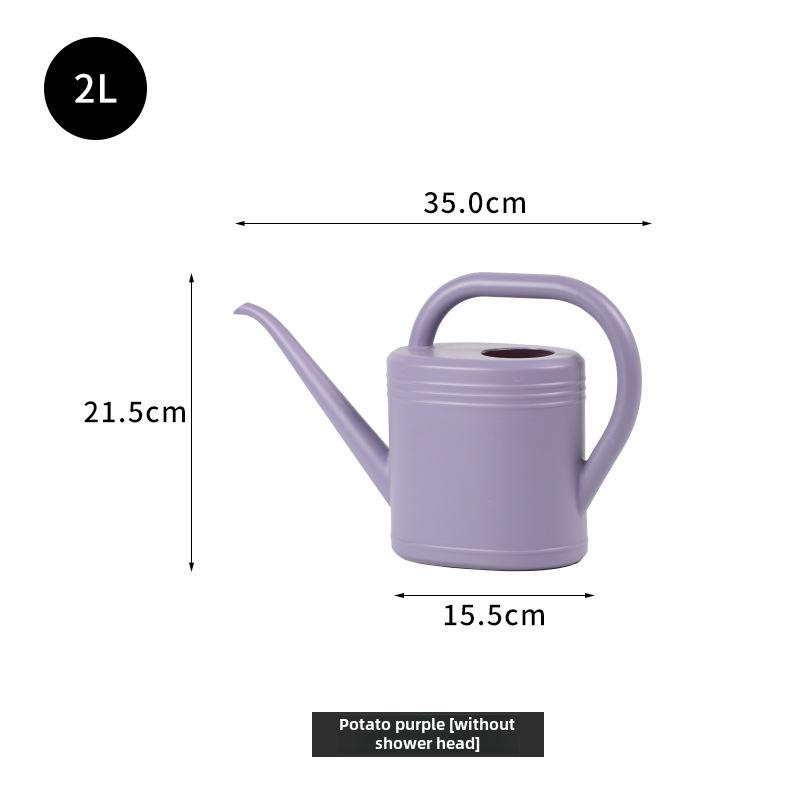 1-10L Large Capacity Plastic Watering Can with Long Spout & Sprinkler Head for Vegetables and Flowers Gardening