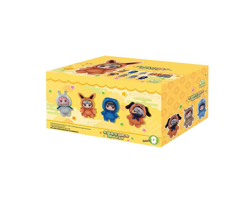 Toptoy Shippuden Beast Party Series Plush-Like Texture Vinyl Figure Blind Box Chibi Kakashi Sasuke Hinata Collectible