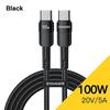 Essager Cablu USB tip C la USB C de 100W Cablu cablu USB-C PD pentru încărcare rapidă pentru Macbook Samsung Xiaomi Cablu USB C tip C