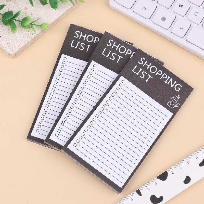 פנקס תזכורות מגנטי לוח הודעות למקרר פנקס קריעה נייד מתכנן תזכורות רשימת קניות לבית משרד בית ספר