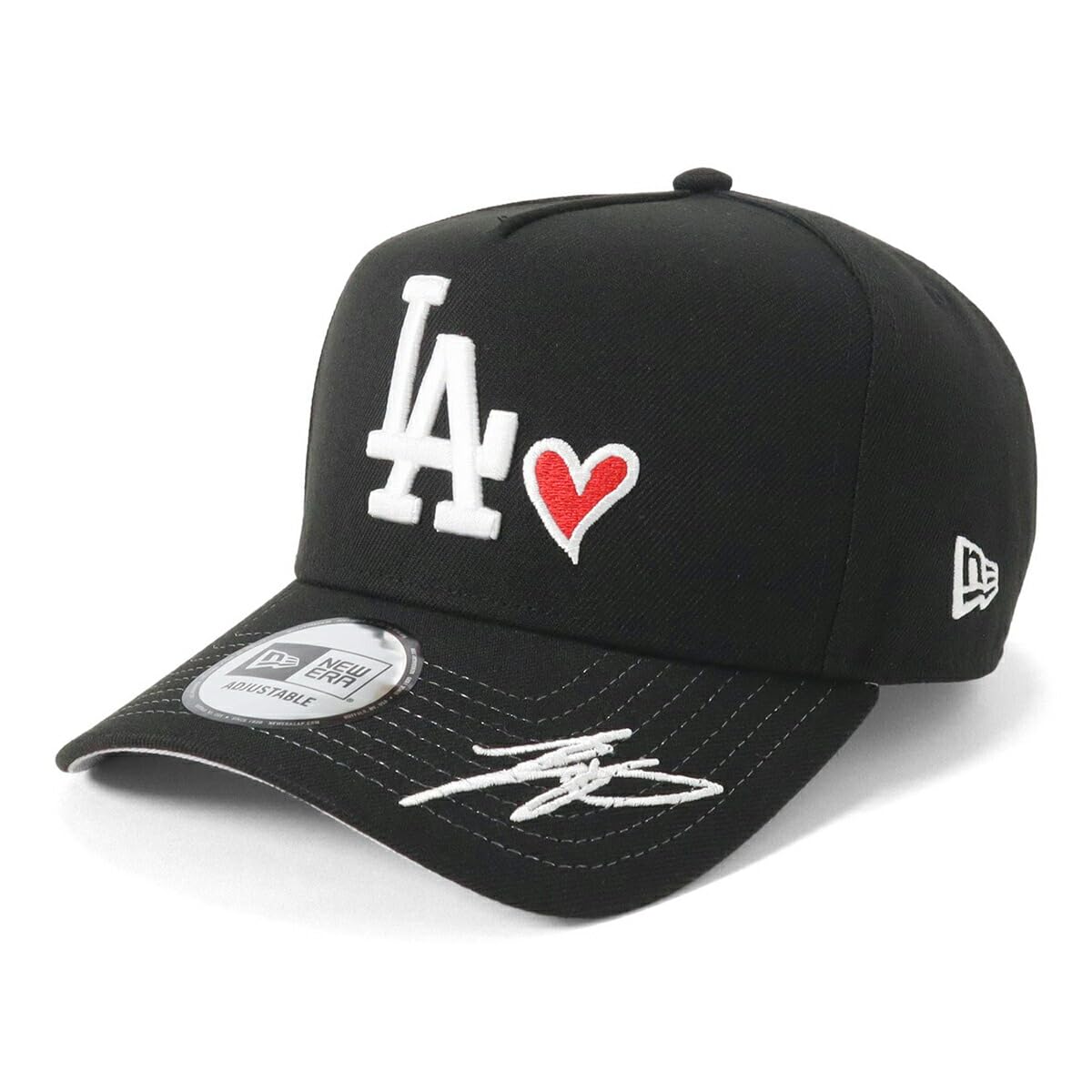 

New Era newera Cap 9FORTY A-Frame Cloth Strap 14524990 NER35C6531 MLB Los Angeles Dodgers Shohei Ohtani LA Black Black Shohei Ohtani Signature