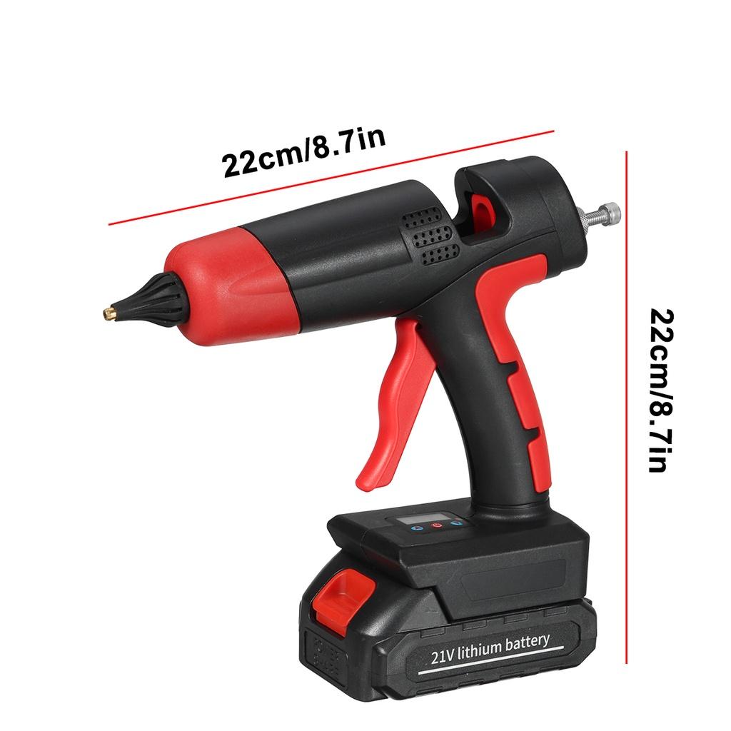 21V 1000W Welding Hot Air Guns Plastic Temperature Adjustable Anti-scald Nozzle for Lithium Battery Cordless Electric Hot Melt Glue Guns