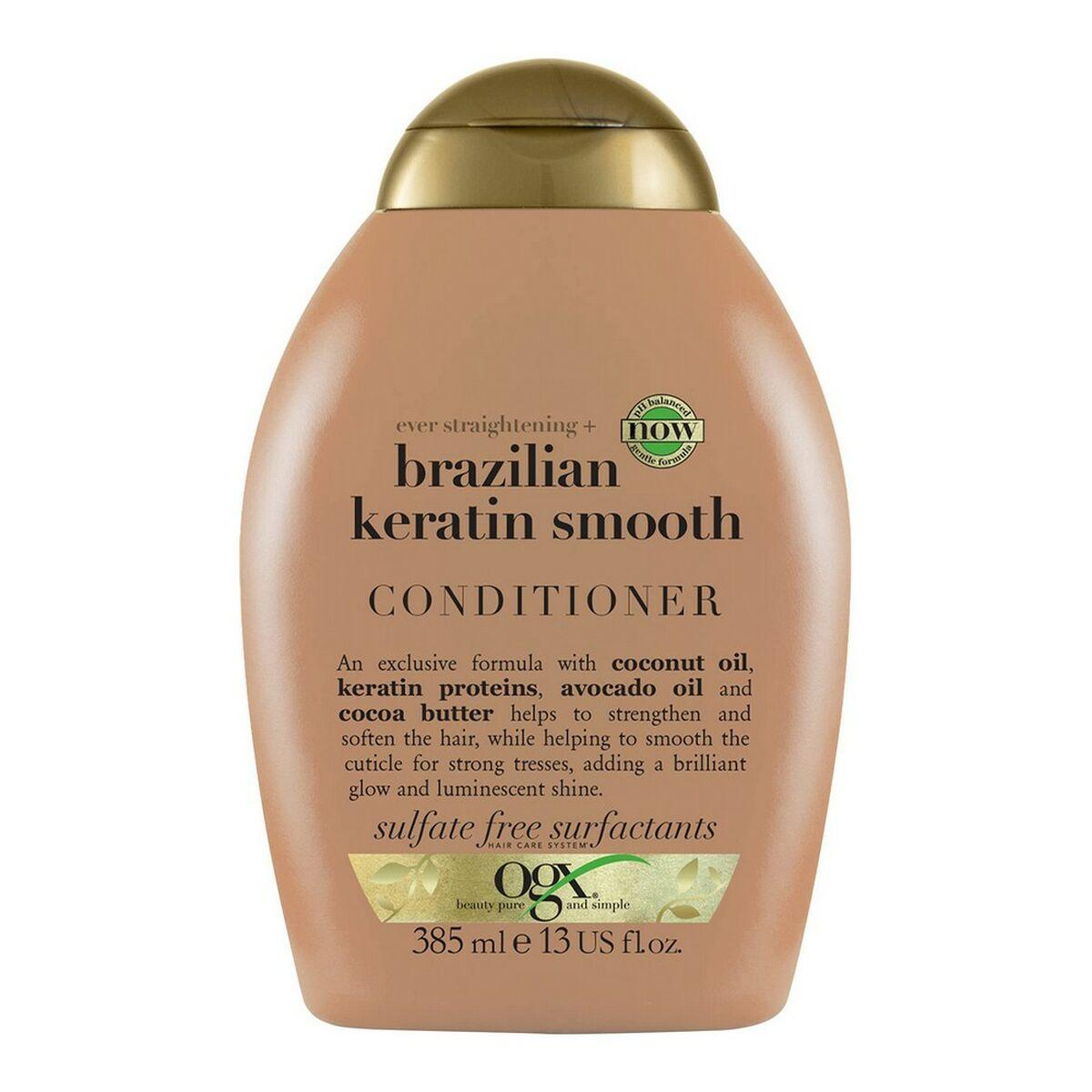 

Кондиционер OGX Brazilian Keratin Lissant 385 мл