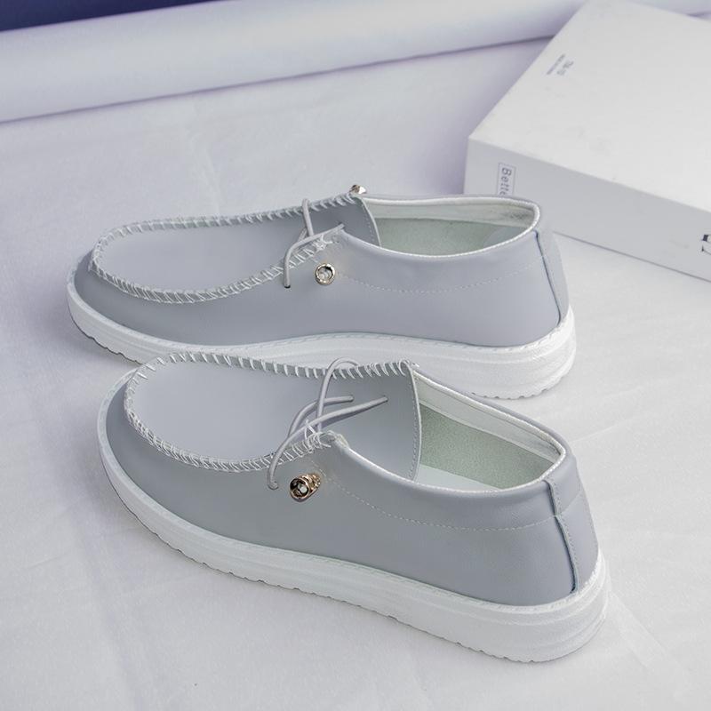 

Новые парусиновые туфли большого размера, женская обувь, удобные одинарные женские туфли, повседневные туфли на мягкой подошве для мам 40 серый