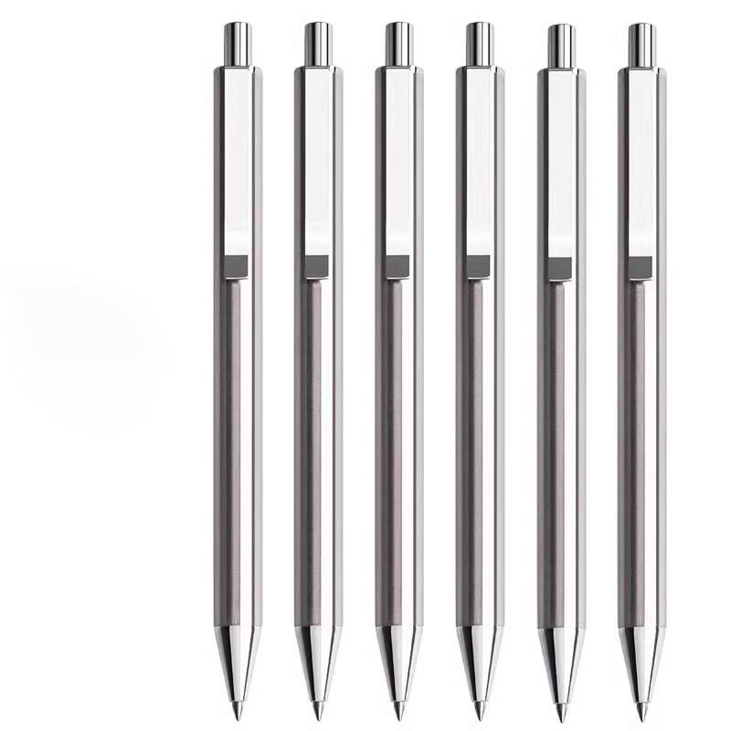 M&G Full Metal Push-Up Gel Pen 0.5 Mm Student Stationery & Office Supplies, Premium Ballpoint Pen