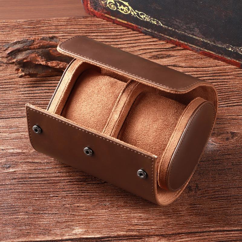 A Vintage Leather Watch Storage Box for Travel, Display, Or Home Storage,Ideal Gift for Men,Watch Box, And Watch Collection Box