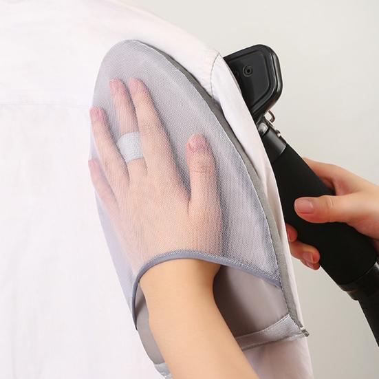 Garment Steamer Ironing Glove with Finger Loop Heat Resistant Handheld Anti-Steam Mitt Clothes Steaming Ironing Board Hand Protector
