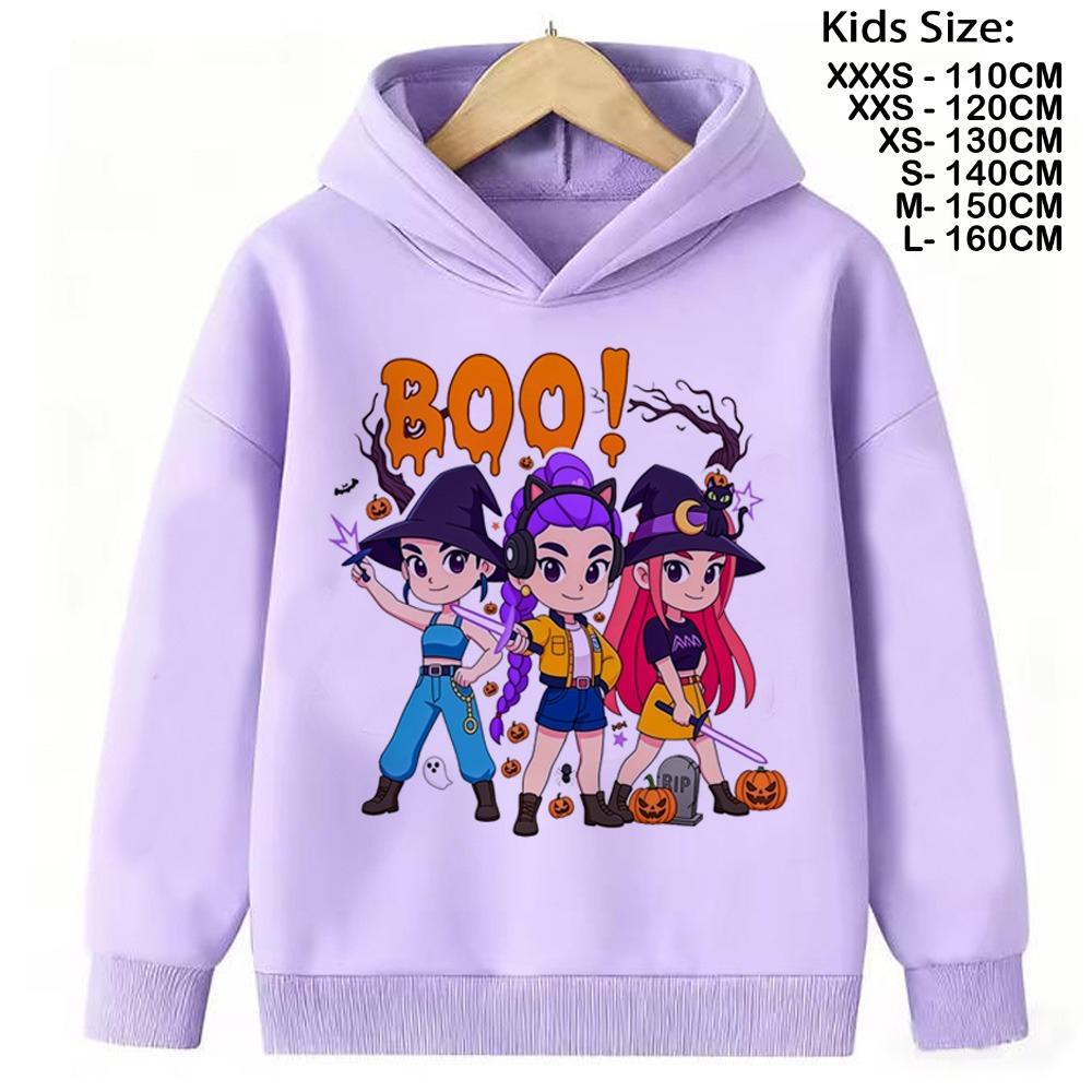Kpop Demon Hunter Derpy Tiger Hoodie Kids Clothes Princess Girls Clothing Fashion Boys Spring Autumn Sweatshirt Child Tops