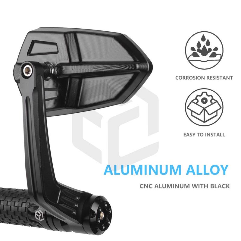 Motorcycle Accessories Bar End Mirror Rearview Handlebar Rear View Mirrors M8 8MM For Kawasaki Z900 Z1000 Z900rs ZH2