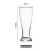 Thickened Waisted Beer Mugs - 600ml, Set of 2