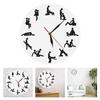 Round Wall Clock Funny Effect Sex Position Watch Bedroom Decor
