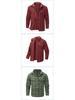 Autumn/Winter Denim Jacket with Turn-Down Collar and Flannel Plaid Shirt Coat