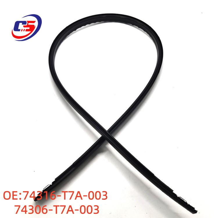 Roof Rack Rubber Strip for Vezel XR-V Concept, Parts 74306-T7A-003 & 74316-T7A-003