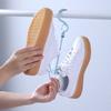 1pc Mini T Windproof Double Hook Multifunction Plastic Material for Balcony Hanger Shoe Rack Hanging