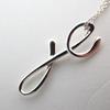 [Used] TIFFANY/Tiffany 925 Initial/Y Pendant/Necklace/j39-9