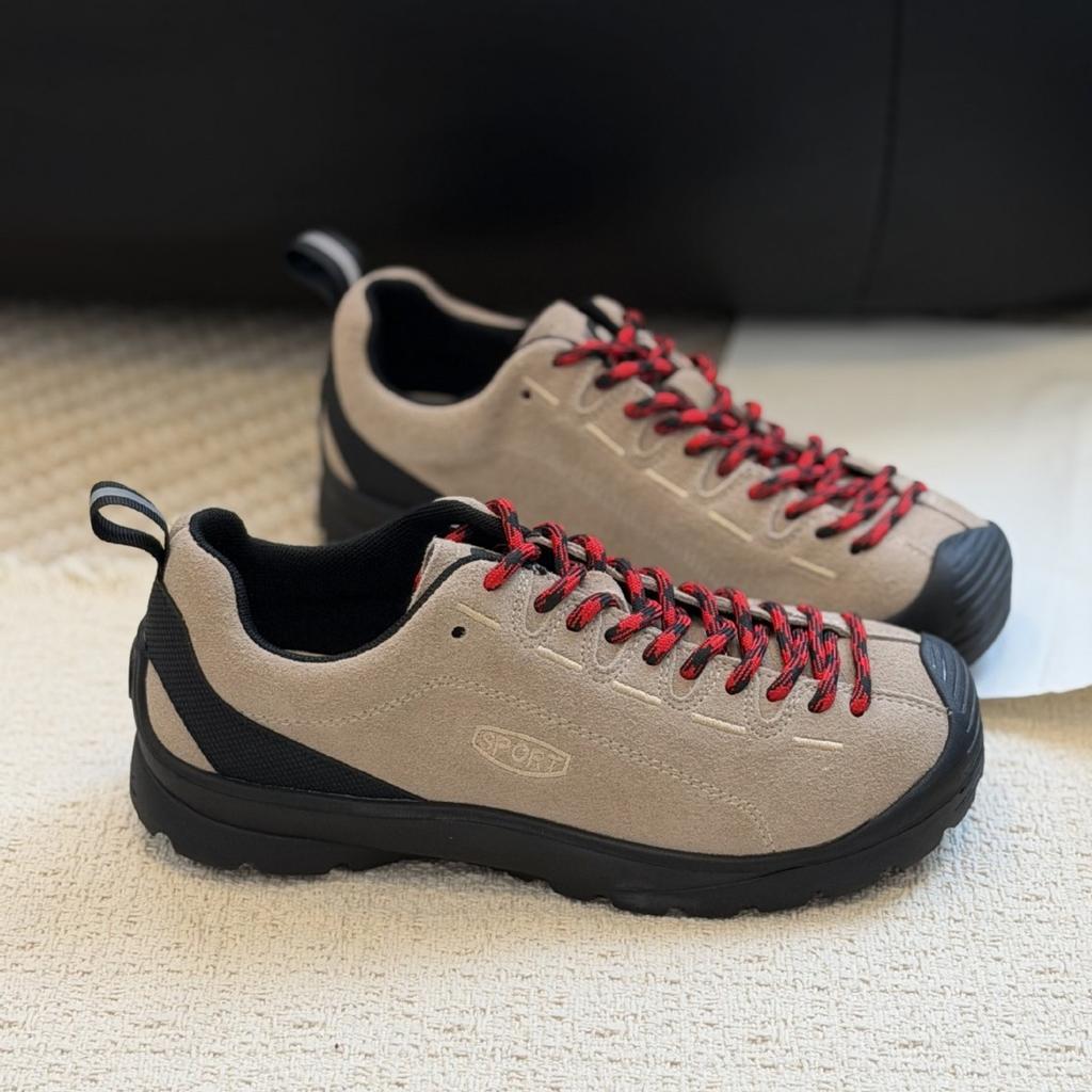 Leather outdoor hiking mountain shoes women's 2026 new comfortable camping casual shoes new sports shoes