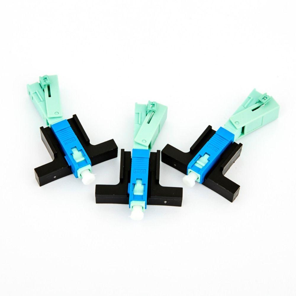 10Pcs Embedded SC UPC Fiber Optic Quick Connector Single-Mode Connector  Telecommunication