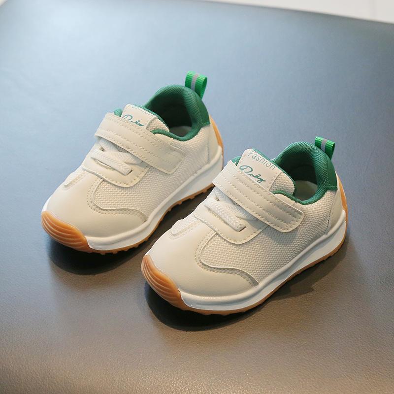 

Модные детские женские прогулочные туфли с мягкой подошвой, детская обувь на весну и осень, новая спортивная обувь для мальчиков на весну и осень 16.0cm&Shoe inner length1 зелёный