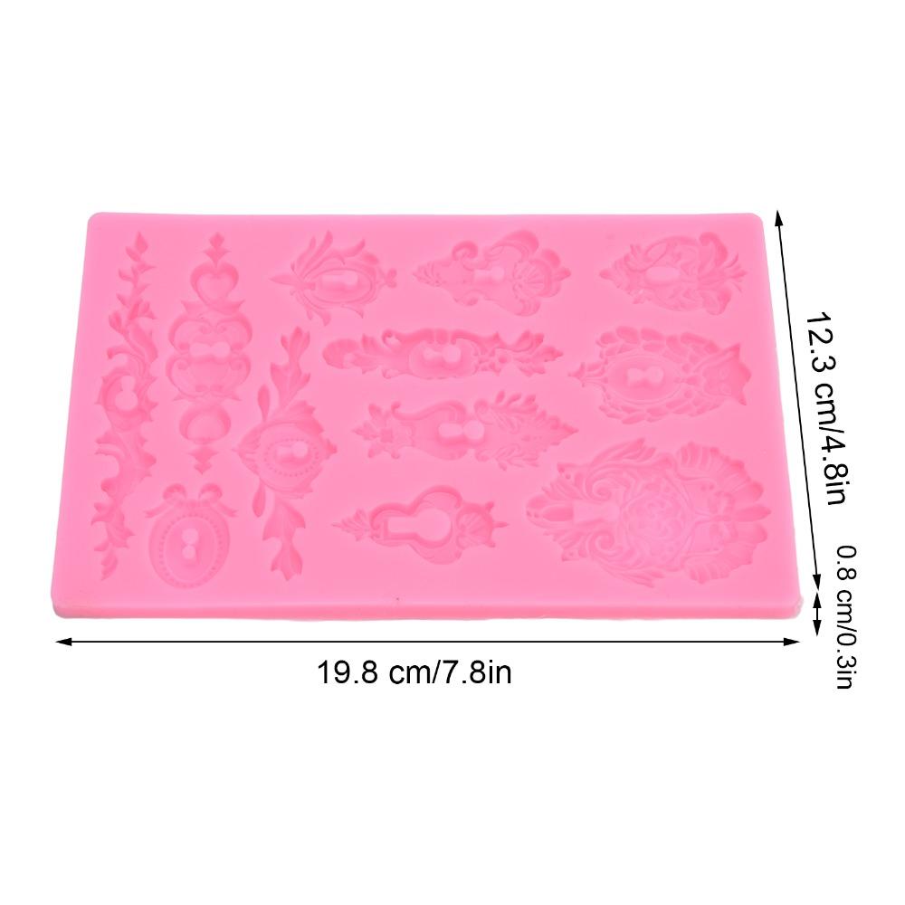 Relief 3D 3D Muffin Molds Pink Decorative Mold Reusable Ornament Mold  Cake Decoration