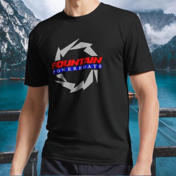 

Новая Футболка Фонтан Катера Лодки - Логотип Активная Футболка Смешная Размер от S до 5XL M