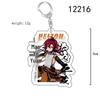 Genshin Impact 2D Keychain: Nilou, Nahida, Amber, Kaeya, Tighnari, Kazuha Pendant