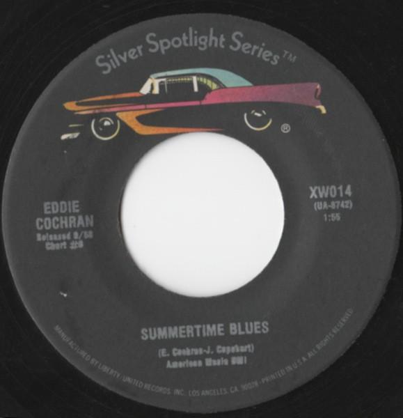 

7inch Record EDDIE COCHRAN - Summertime Blues XW014 United Artists 1972 US Rock Used