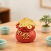 Resin Money Tree Statue Money Tree Figurines Sculptures Fengshui Ornament for Attraction Wealth Good Luck New Years Gift