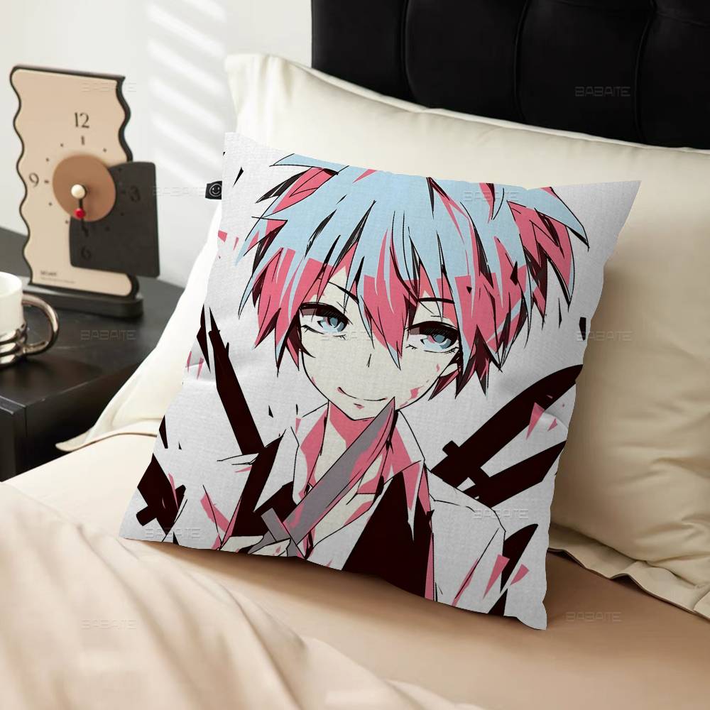 A-Anime-Assassination-Classroom Dark-Whimsical Cushion Cover Car Throw Pillow Case For Sofa Car Christmas Gift 40x40cm 45x45cm