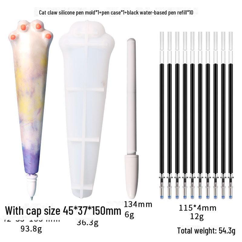DIY Pazur kota silikonowa forma do robienia kolczyków i breloków
