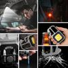 COB Keychain Work Light Portable EDC Flashlight High Lumens Camping Hiking Running Emergency Lighting Lamp With Screwdriver