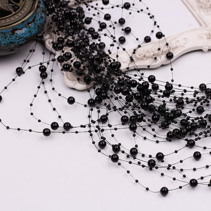 Faux Pearl Fringe Chain Artificial Pearls String DIY Handmade Jewelry Accessories Bridal Hair Accessories Bouquet Decor