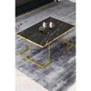 Coffee Table Solo Gold White