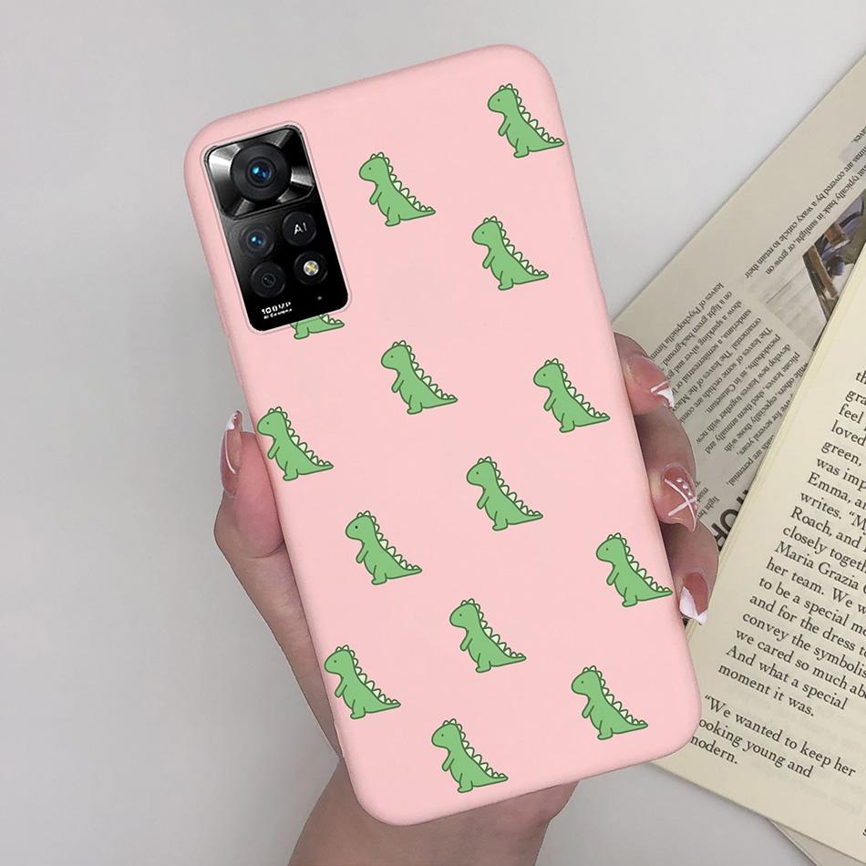 For Xiaomi Redmi Note 11 Pro 4G 5G Phone Case Cute Diasy Pattern Soft Silicone TPU Back Cover Funda For Redmi Note11 11Pro Coque