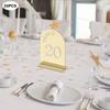 20PCS Gold Table Numbers Acrylic Party Table Numbers Wedding Table Numbers Sign 10*3*15cm