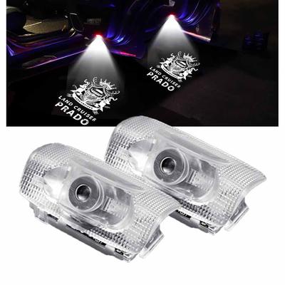 Ltsplay LED Door Courtesy Lights for Land Cruiser & Prado - Adjustable Logo Projector