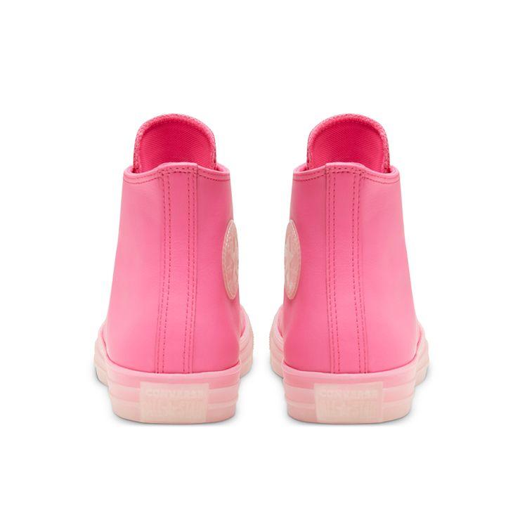 Converse Chuck Taylor All Star Neon Leather High Top Sneakers Unisex Sneakers Pink 166568C