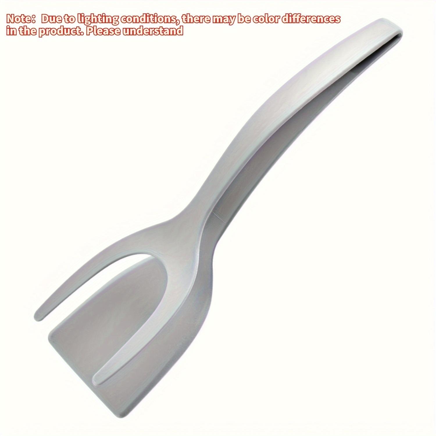 

Многофункциональные кухонные инструменты 2-в-1 Скребок для яиц и стейков с щипцами для барбекю Идеально для переворачивания еды и выпечки Рождественские подарки зелёный