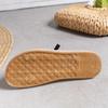 Pantofole piatte aperte con punta aperta e ricamate in rete con paillettes da donna Sandali da spiaggia estivi versatili con lacci