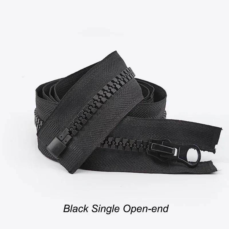 8# 60-500cm Harz Reißverschluss Doppel Schieber Reißverschlüsse Offenes Ende Langer Reißverschluss Zum Nähen Daunenjacke Zelt Bekleidung Reparaturset DIY Zubehör