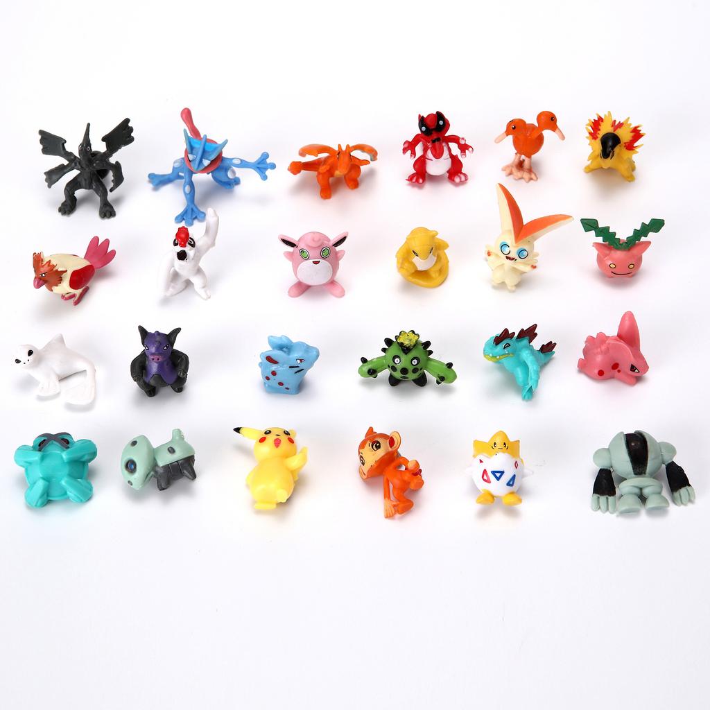 144 ks Sada mini akčních figurek Pokemon – Sběratelská sada se překvapením v blind boxech, Ideální dárek pro fanoušky a sběratele (Možné duplicity)