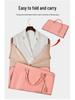 Multifunctional Travel Handbag: Large Folding Overnight & Trolley Suit Bag for Women