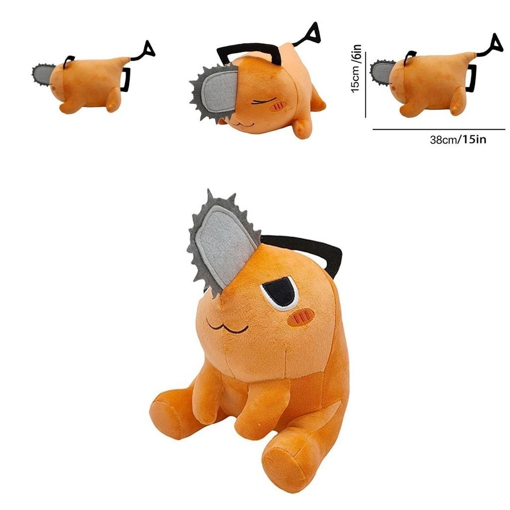 Squishy Chainsaw Man Pochita Plüschtier Stoffpuppe Kissen Weihnachtsgeschenk