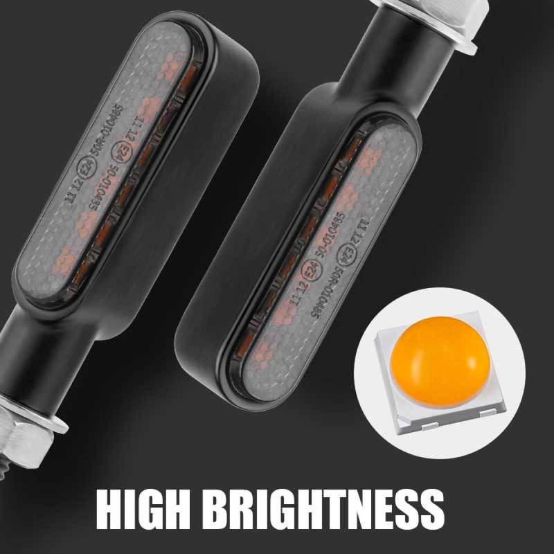 8mm Mini led Motorcycle Turn signal Light lamp Indicators Blinker clignotant moto led for honda yamaha kawasaki cafe racer 12V