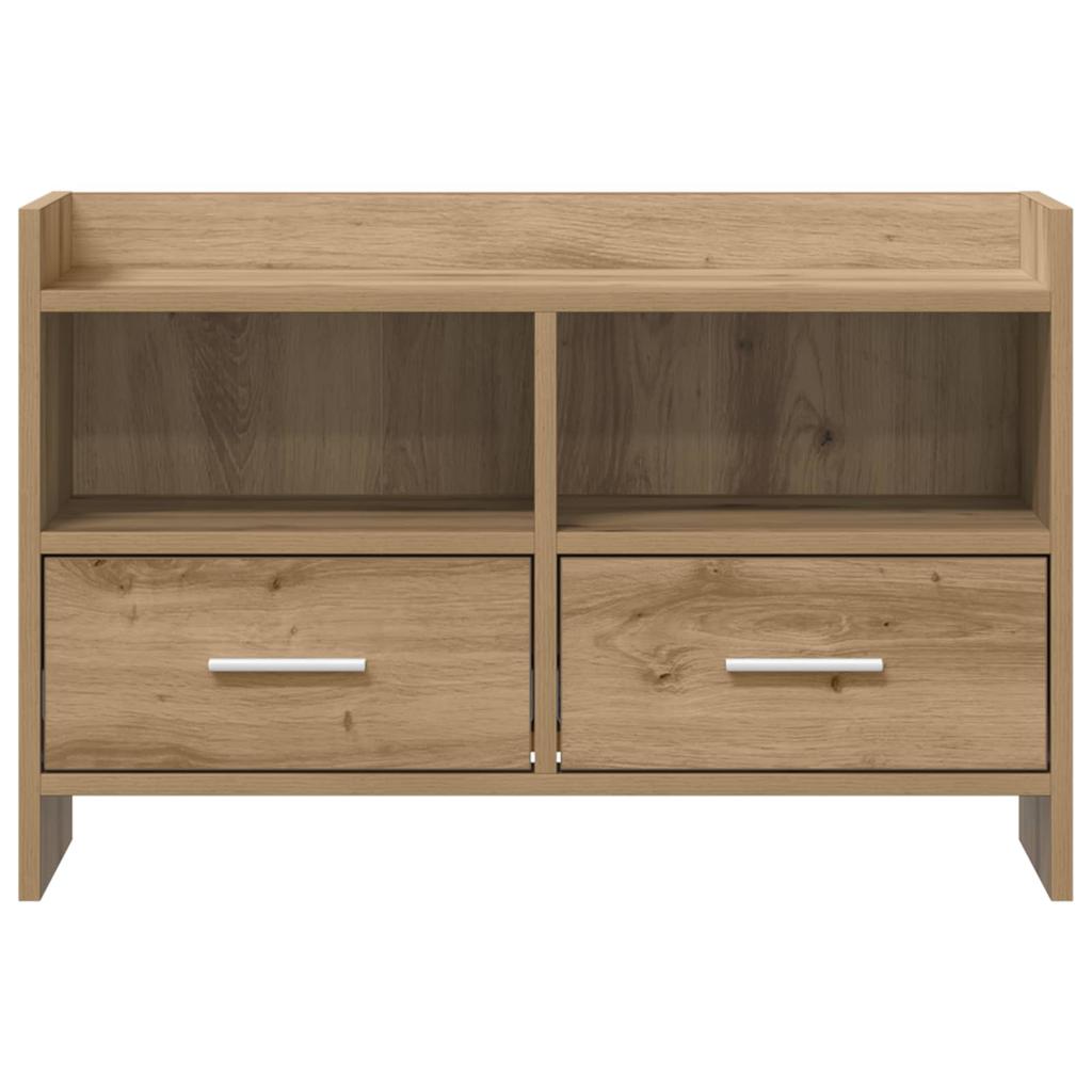 TV Stand 71.5 x 33 x 47 cm Artisan Oak Wood Based Material