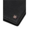 Daks Black European Imported Leather Inside Check Slim Wallet Dbwa6e854bk