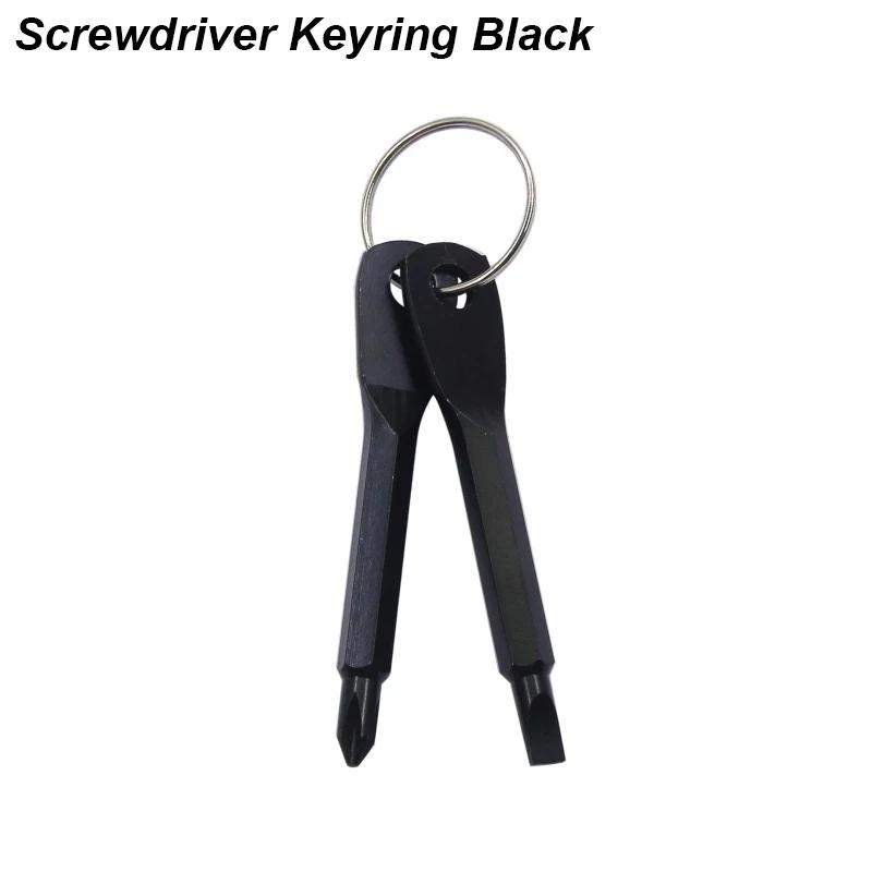 1PC Conjunto de chaves de fenda Phillips portáteis Chaveiro Mini chaveiro de bolso Chave de fenda cruzada Ferramenta de reparo Gadget EDC Pequeno