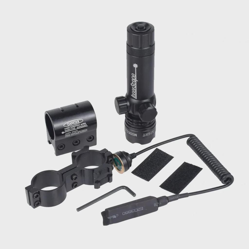 Adjustable Full Metal Red & Green Laser Sight for Tactical Hunting